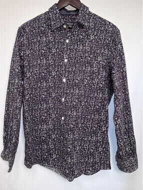 Kenneth Cole Reaction Long Sleeve Button Up Dress Shirt Men's Medium